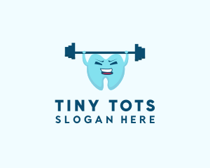 Strong Tooth Weightlifting logo design