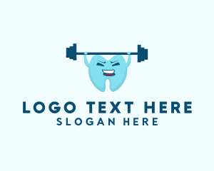 Strong - Strong Tooth Weightlifting logo design