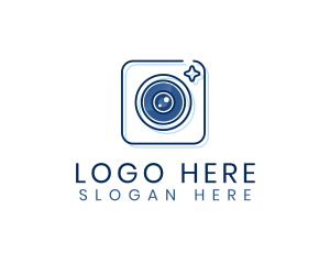 Film - Minimalist Camera Lens logo design