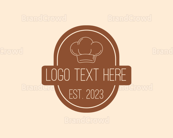 Simple Bakery Diner Toque Logo