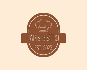 Simple Bakery Diner Toque logo design