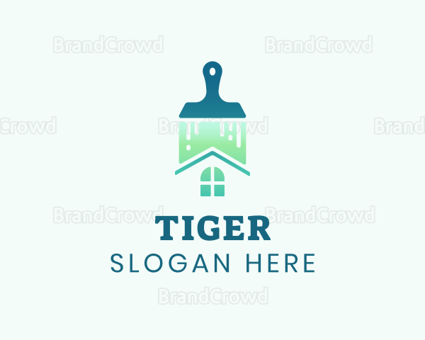 House Clean Brush Logo