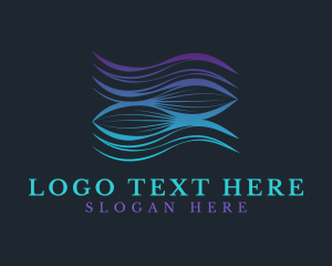 Flow - Abstract Generic Wave logo design