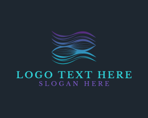 Flow - Wave  Consulting Firm logo design