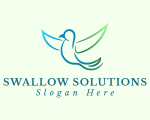 Swallow - Swallow Bird Aviary logo design