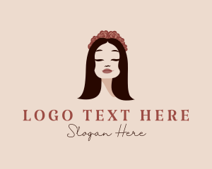 Flower Crown Goddess Logo