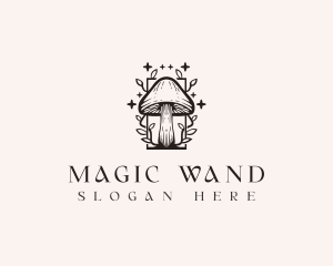 Stars Magic Mushroom logo design