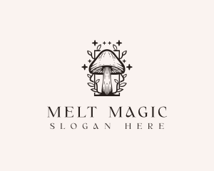 Stars Magic Mushroom logo design