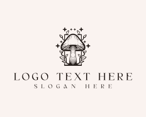 Shroom - Stars Magic Mushroom logo design