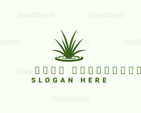 Grass Lawn Gardening Logo