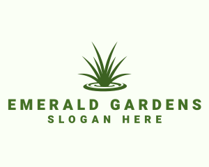 Grass Lawn Gardening logo design