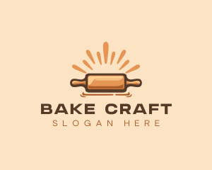 Baking Rolling Pin logo design