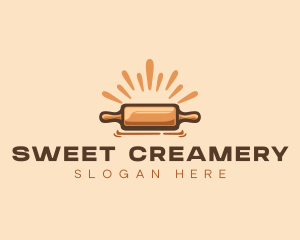 Baking Rolling Pin logo design