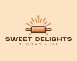 Baking Rolling Pin logo design