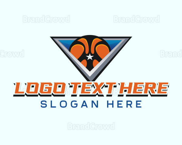 Basketball Sports League Logo