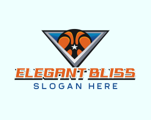  Basketball Sports League Logo