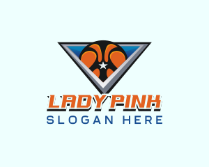  Basketball Sports League Logo