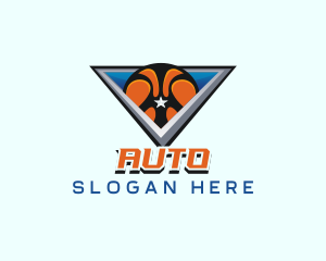  Basketball Sports League Logo