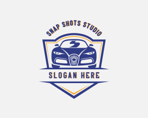 Sports Car Vehicle Automobile Logo
