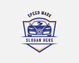 Sports Car Vehicle Automobile logo design