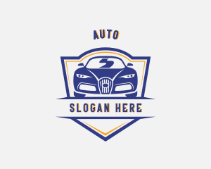 Sports Car Vehicle Automobile logo design