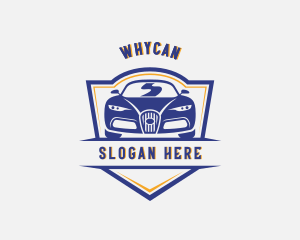 Sedan - Sports Car Vehicle Automobile logo design