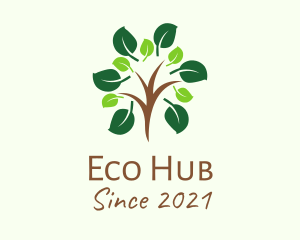 Eco Park Tree logo design