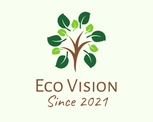 Eco Park Tree logo design