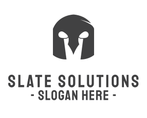 Strange Spartan Helmet logo design