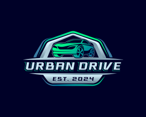 Car Driving Automotive logo design