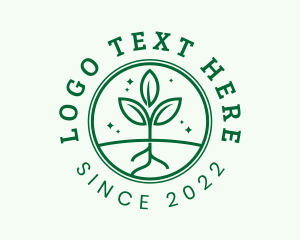 Organic Products - Agriculture Seedling Gardening logo design