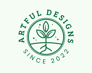 Agriculture Seedling Gardening  logo design