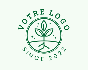 Garden - Agriculture Seedling Gardening logo design
