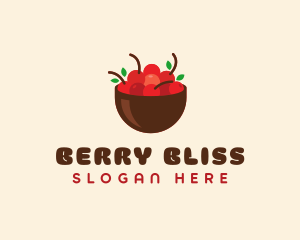 Sweet Cherry Bowl logo design