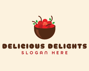 Sweet Cherry Bowl logo design