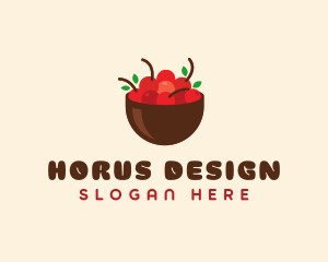 Sweet Cherry Bowl logo design