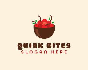 Sweet Cherry Bowl logo design