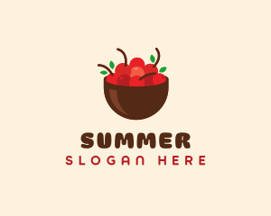 Sweet Cherry Bowl logo design