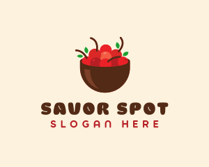 Sweet Cherry Bowl logo design