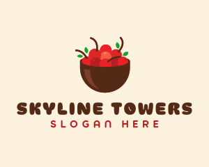 Sweet Cherry Bowl logo design