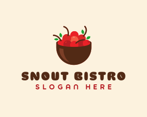 Sweet Cherry Bowl logo design