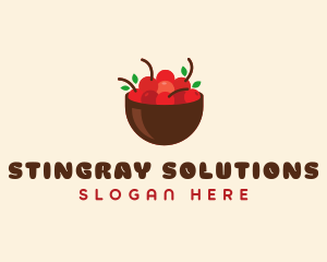 Sweet Cherry Bowl logo design