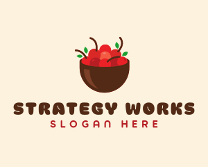 Sweet Cherry Bowl logo design