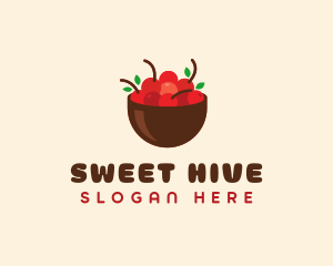 Sweet Cherry Bowl logo design