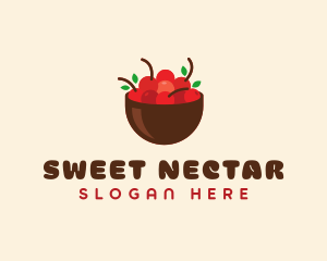 Sweet Cherry Bowl logo design