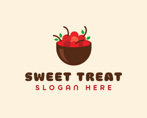 Sweet Cherry Bowl logo design