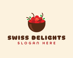 Sweet Cherry Bowl logo design