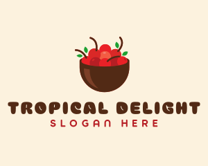 Sweet Cherry Bowl logo design