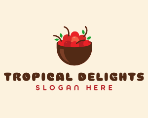 Sweet Cherry Bowl logo design