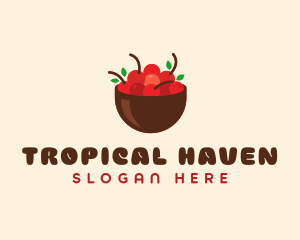 Sweet Cherry Bowl logo design